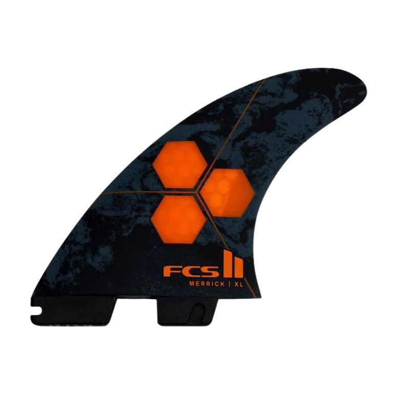 Shop FCS II Al Merrick tri Fins XLarge Orange | Hawaii