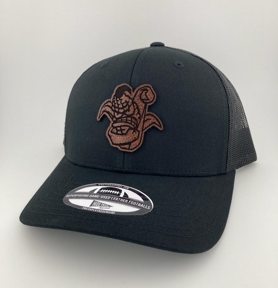 The Angry Cob Football Leather Hat – Hide Park Apparel
