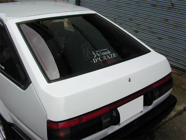 AE86 レビン リアハッチ ・ストリート FRP（3ドア）（前/後期） [j.blood]
