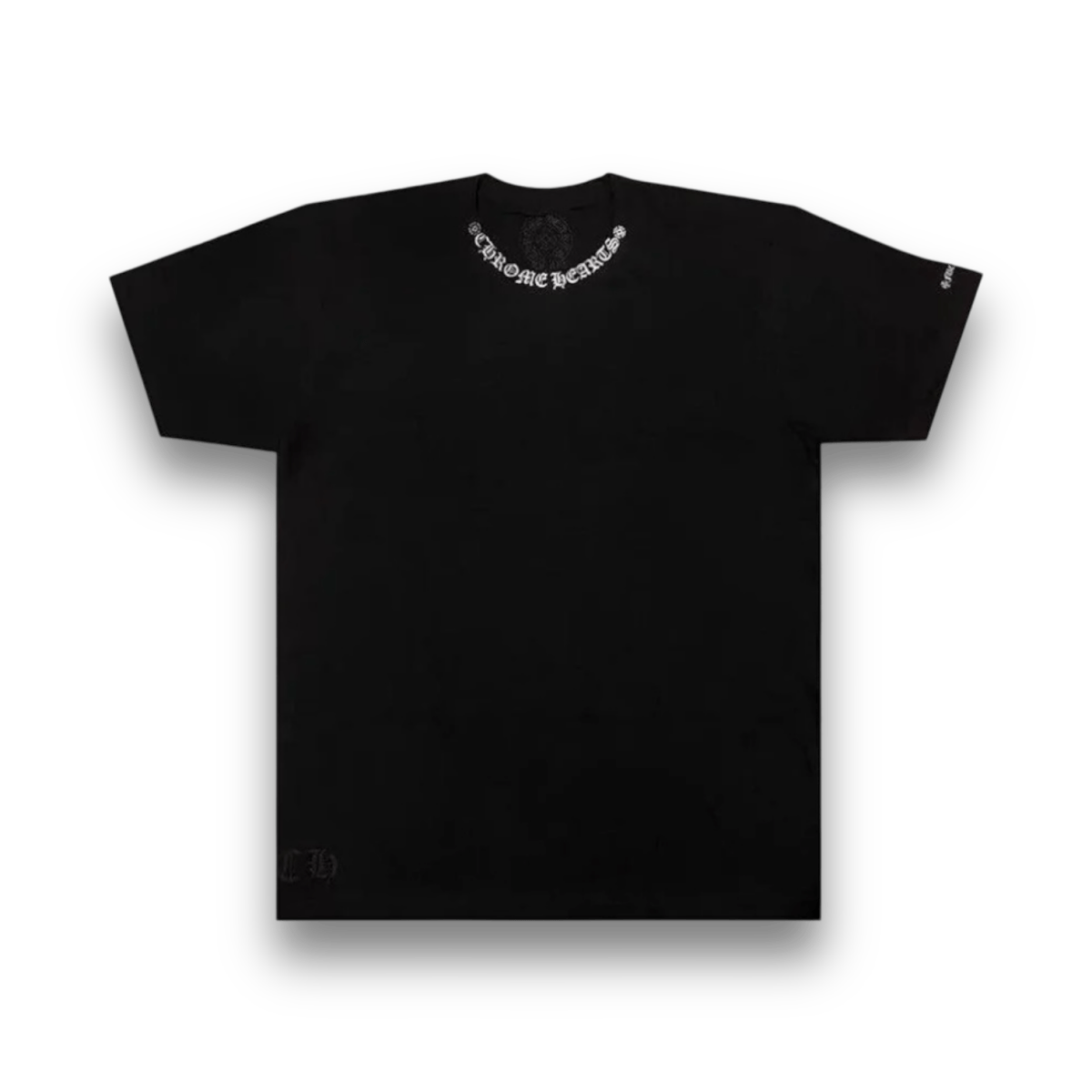 Chrome Hearts Neck Logo Short Sleeve T-Shirt - Black – Jawns on Fire
