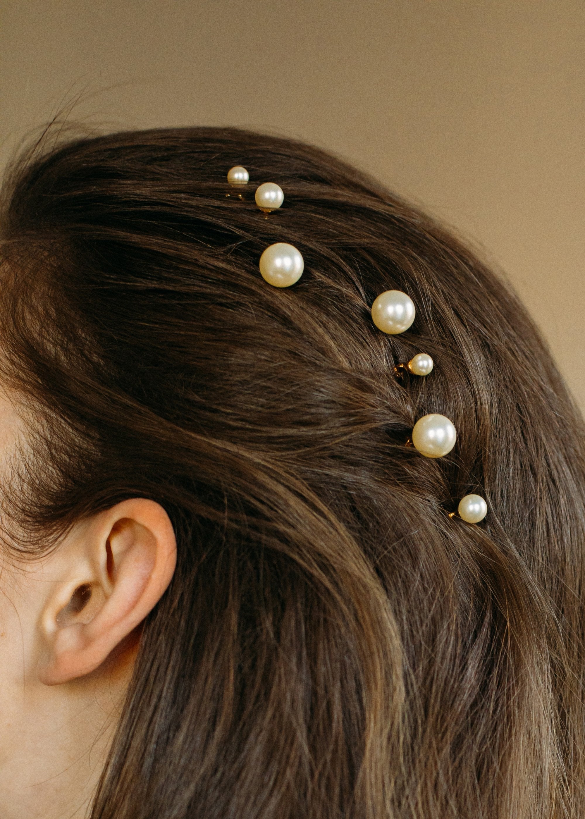 Perla Bobby Pin Set -- Pearl Gold – Jennifer Behr LLC
