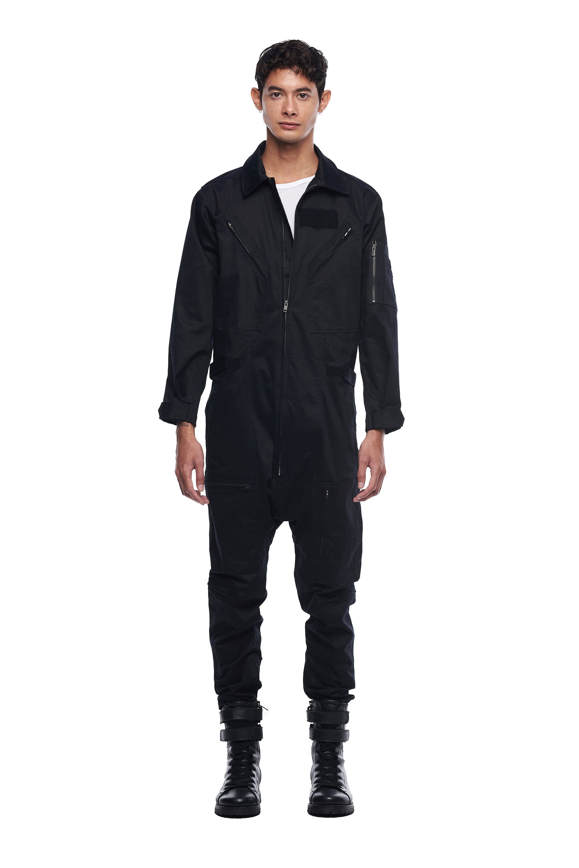 MILITARY JUMPSUIT IN BLACK – JONNY COTA
