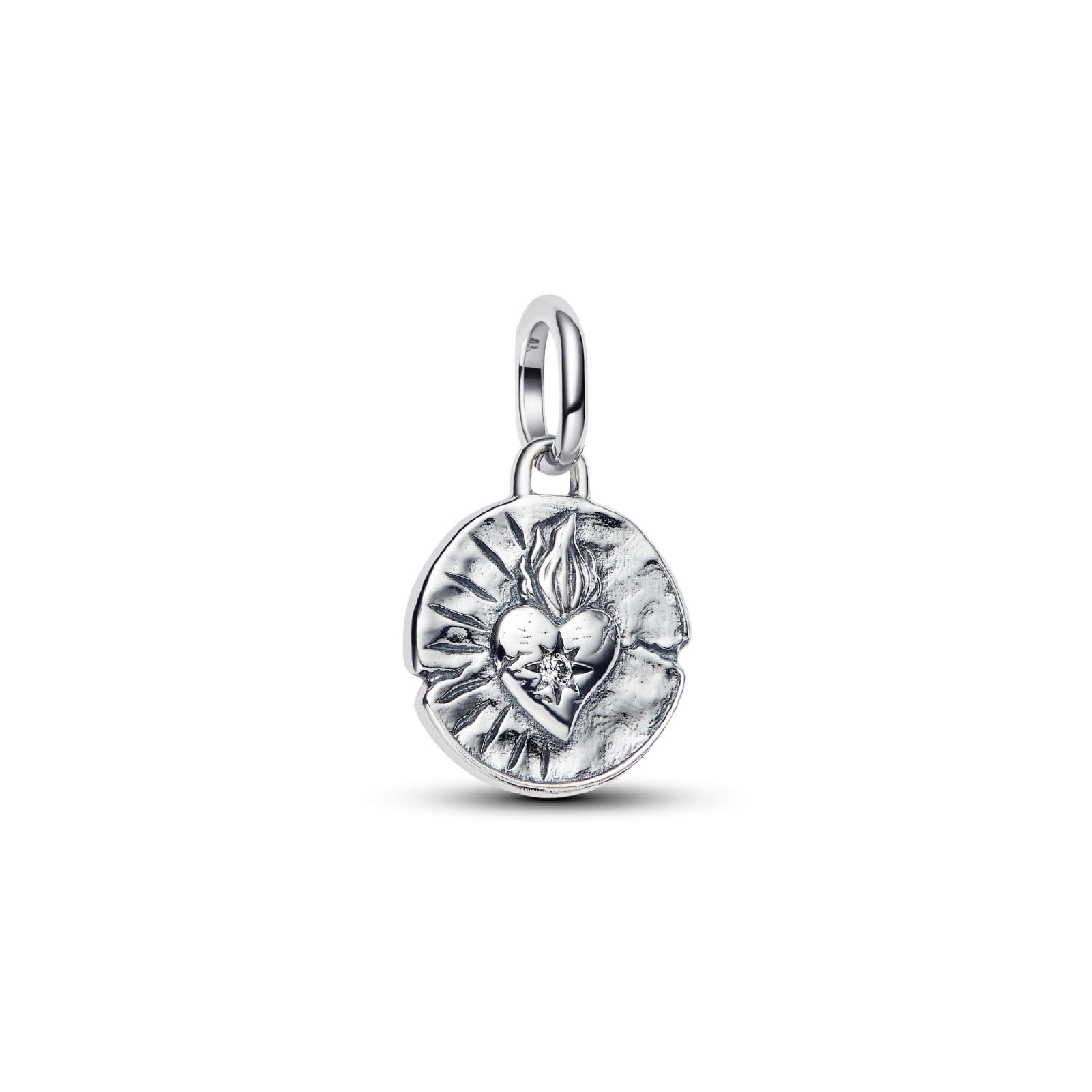 Charm Pandora medaglione cuore argento con zircone 793975C01 – JOY