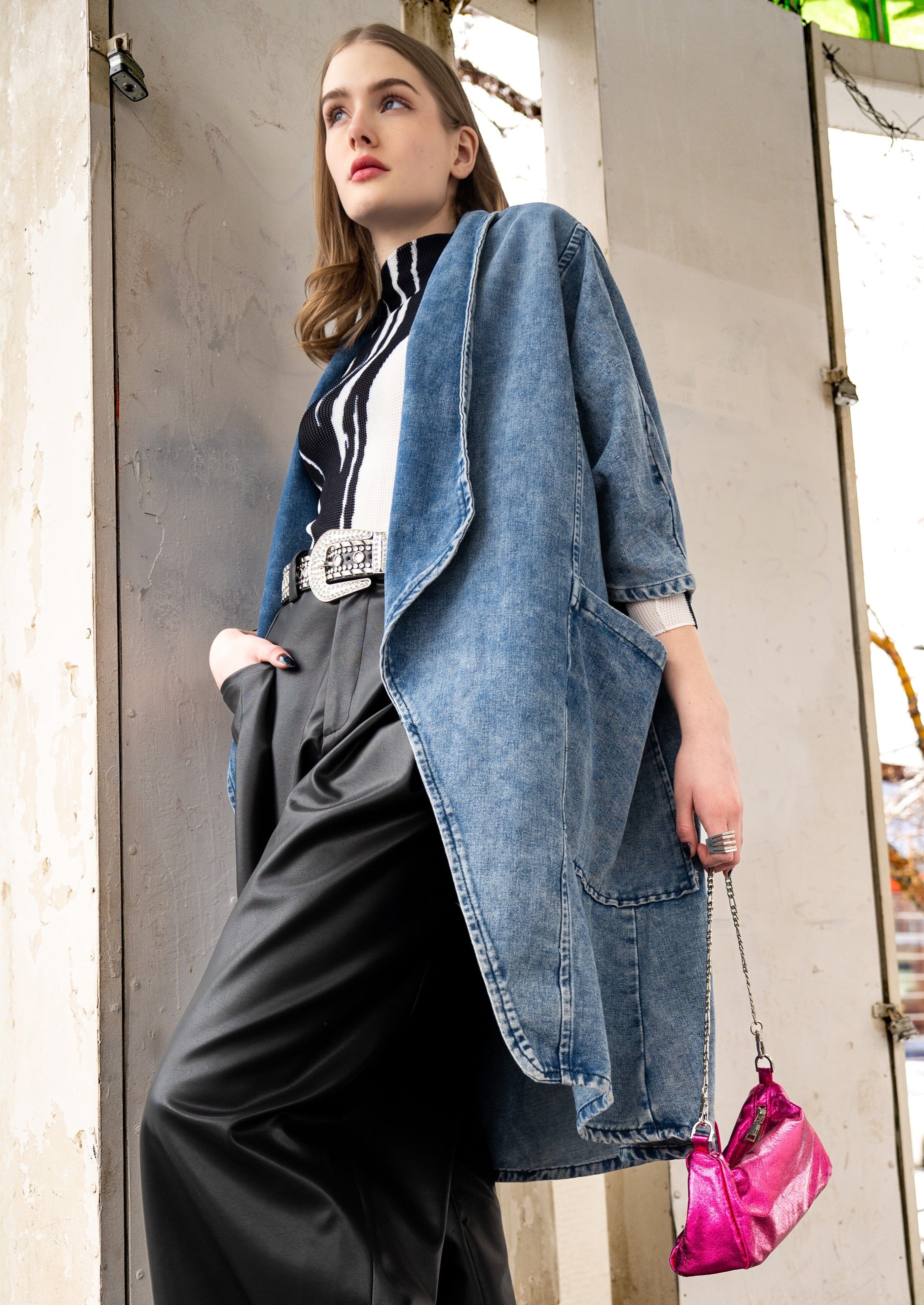 Lightweight Denim Cardigan - Kate Hewko