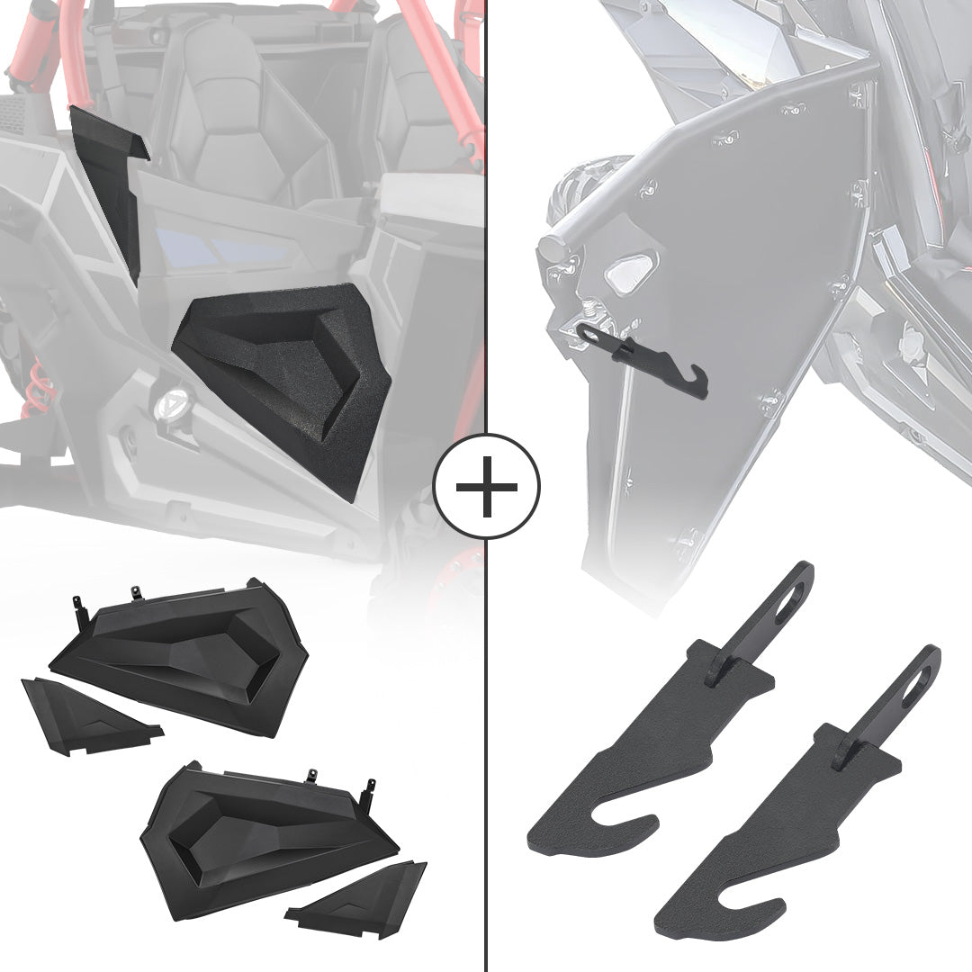 Lower Half Door and Door Latches Extender for Polaris RZR – Kemimoto