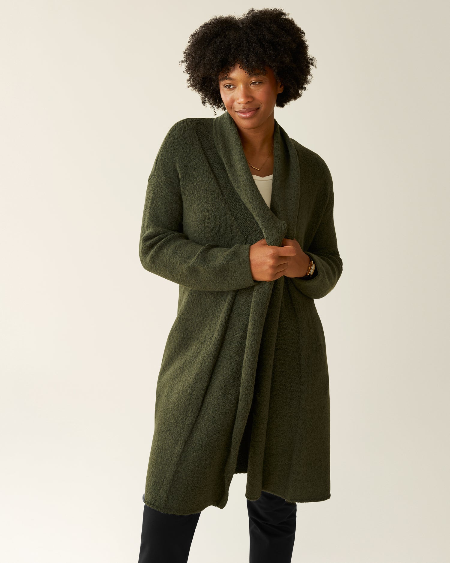 Chloe Cardigan Sweater | Thyme - Kindred Bravely