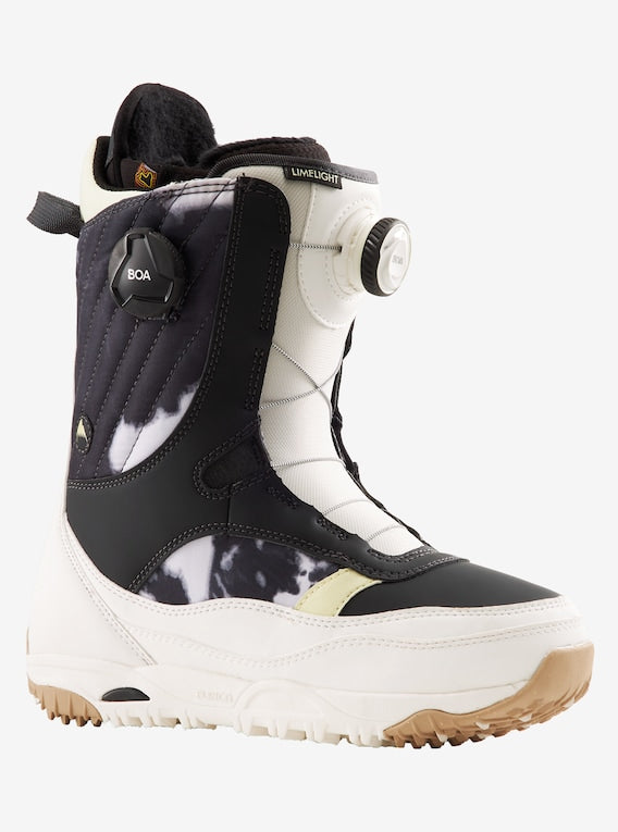 Burton: Women's Limelight BOA - Stout White/Acid Wash 21/22 – Lip
