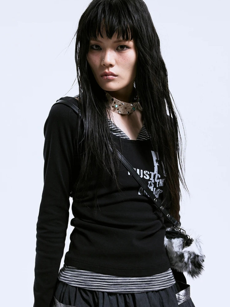 Grunge Layered Top - Litlookz Studio