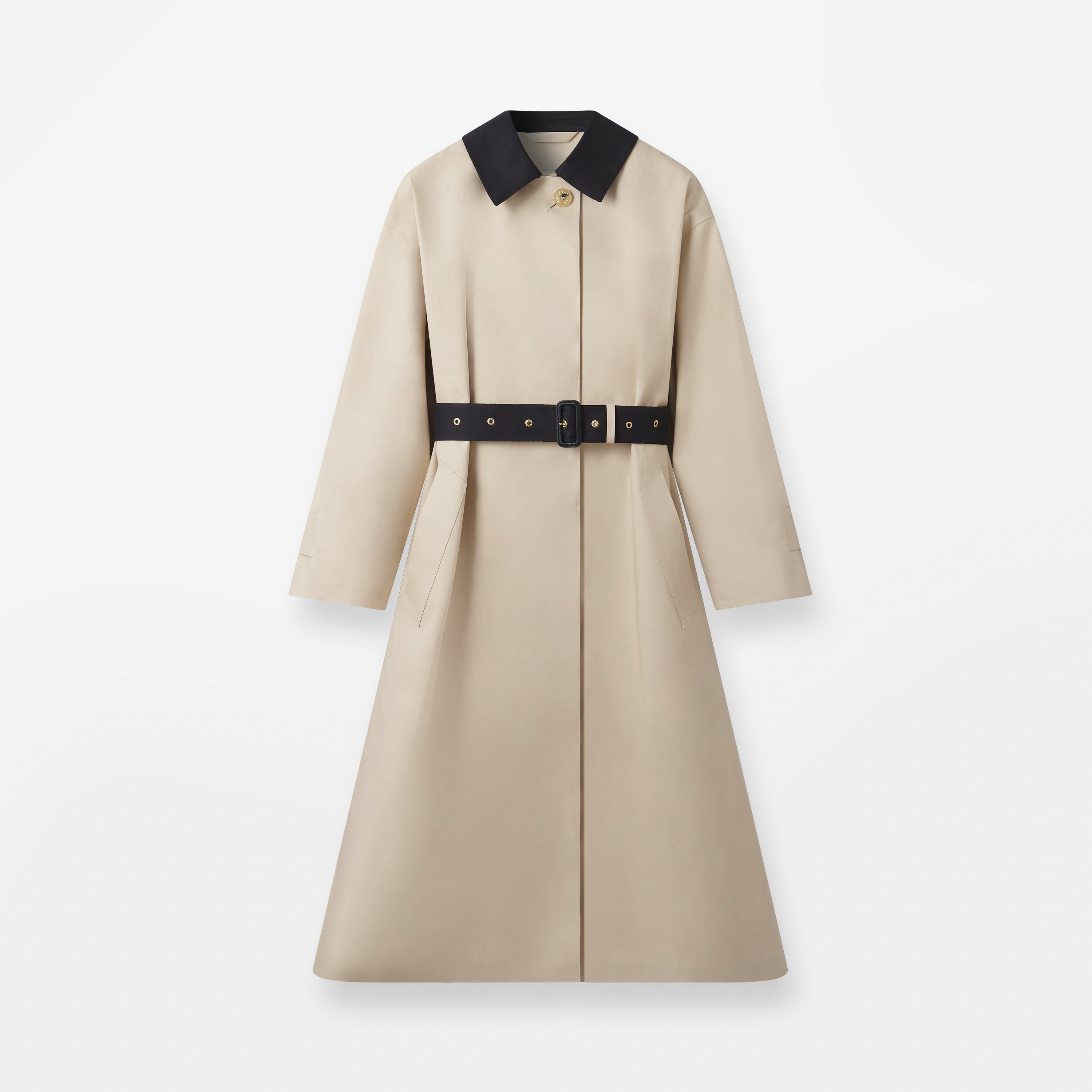 ウィメンズ BELTED BOWLAND - ゴム引き トレンチコート – Mackintosh