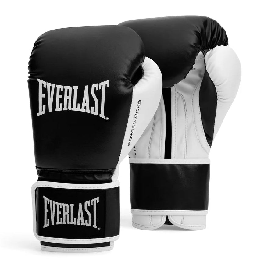 EVERLAST GLOVES POWERLOCK OG SYNTEC HOOK & LOOP BLACK – MSM FIGHT SHOP