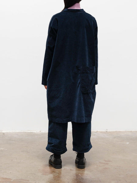 Namu Shop - Album Di Famiglia Bragoni Velvet Trousers - Navy