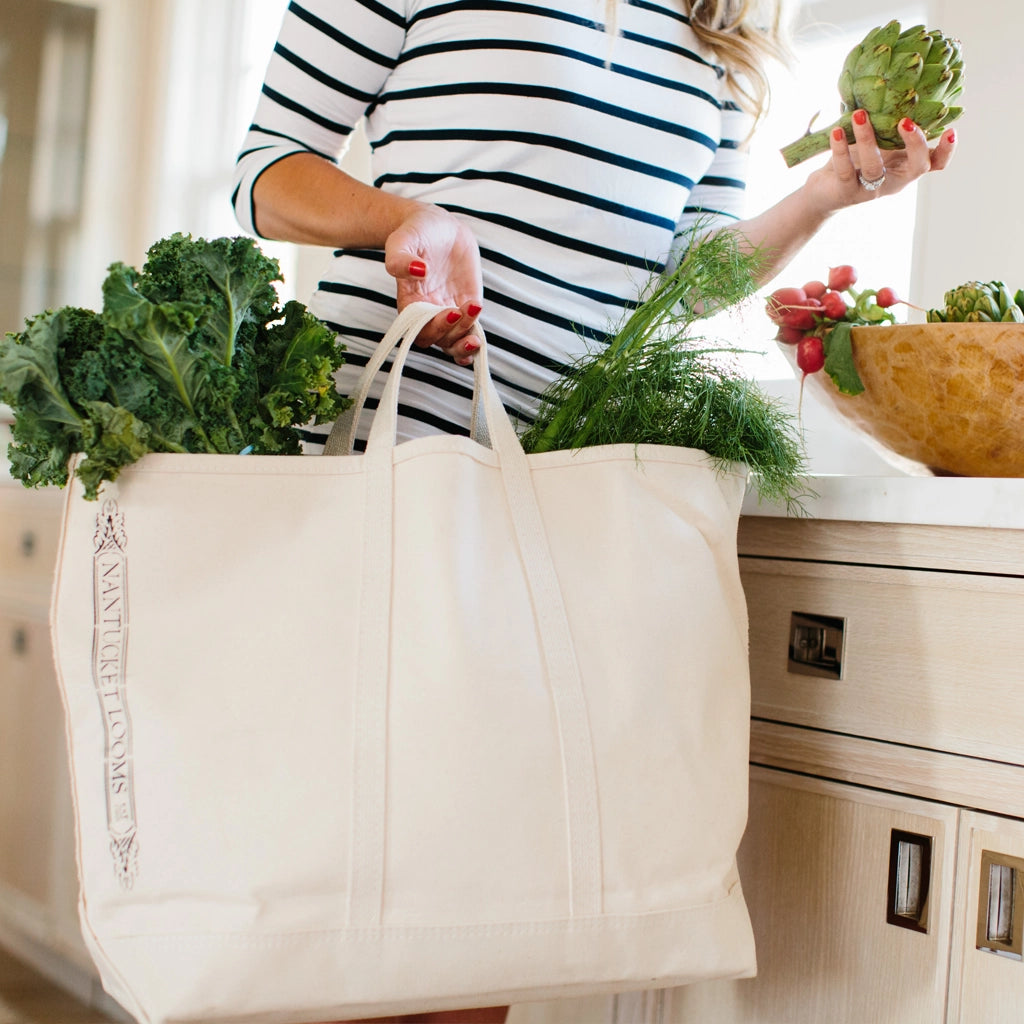 Nantucket Looms Natural Canvas Tote Bag