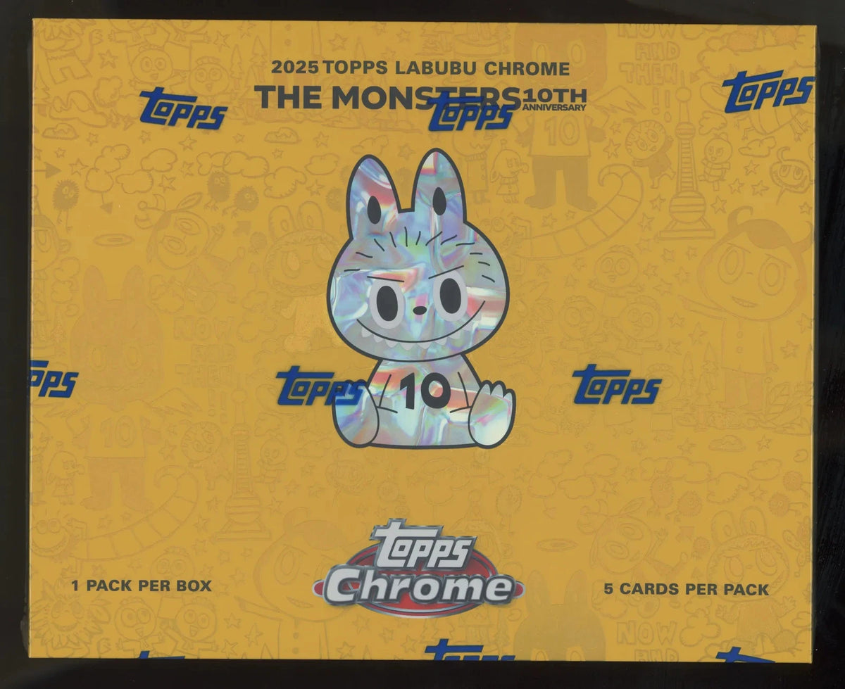 2025 Topps Chrome LABUBU 10th Anniversary Hobby Box – Northwest