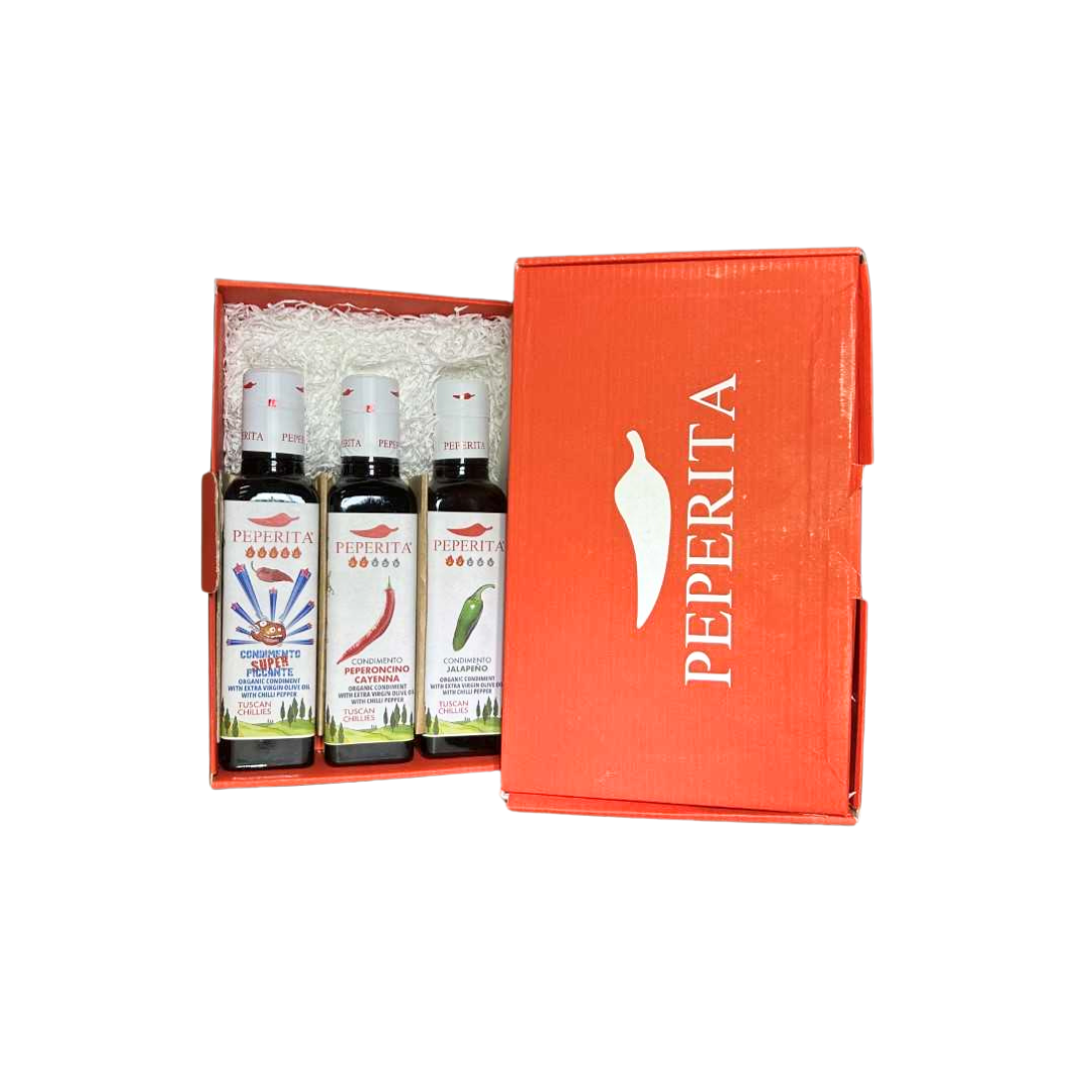 Peperita Trio of Spicy Pepper Condimento Gift – Olio2go