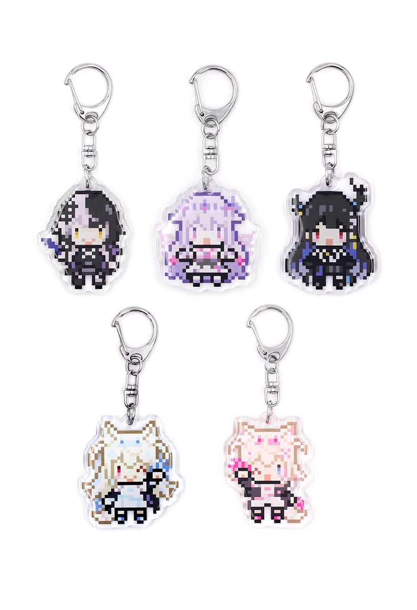 PIXELholoAdventAcrylicKeychain