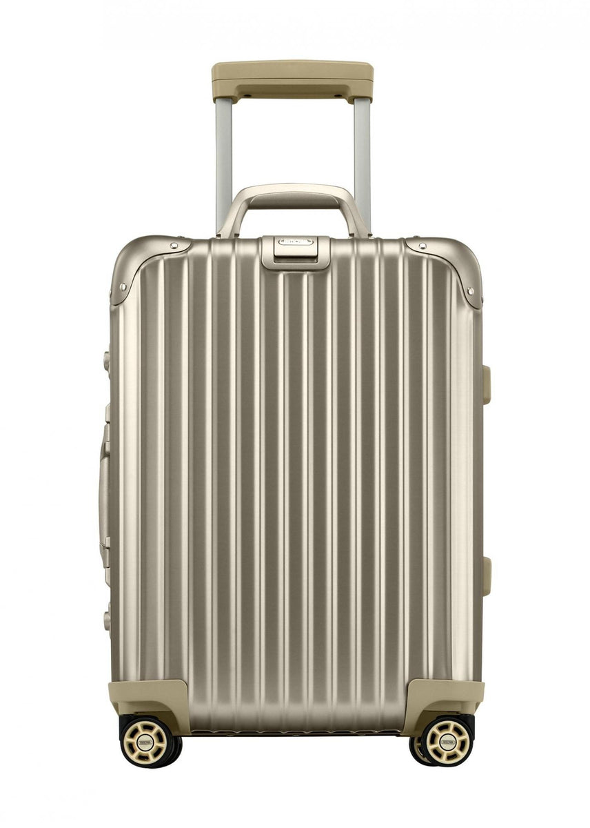 Rimowa Topas Titanium Cabin Multiwheel 53cm – Portmantos
