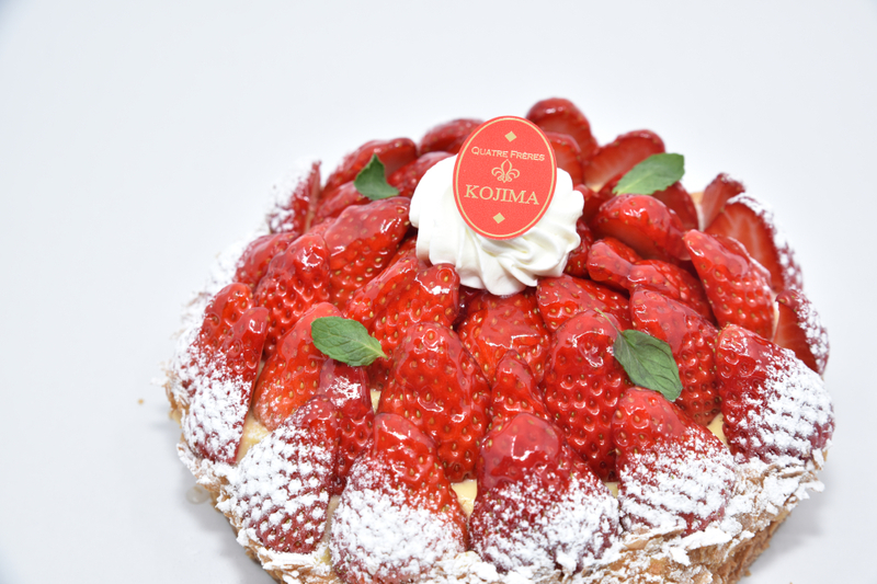 イチゴタルト ホール(16cm) MENU QUATRE FRERES KOJIMA （旧：小島屋