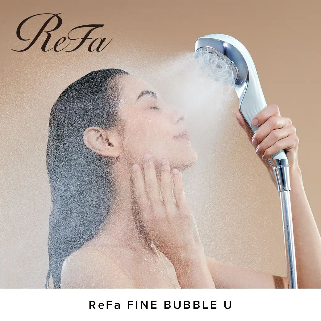 女性浴室のシャワーヘッドに「ReFa FINE BUBBLE U」を導入しました