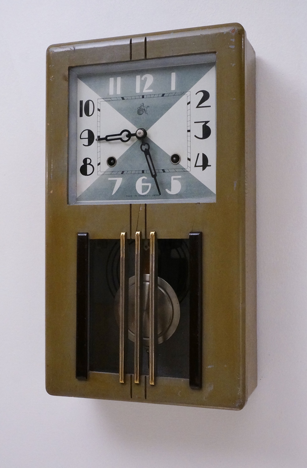 Aichi Tokei Denki clock 1940`s Made in Occupied Japan in Antique