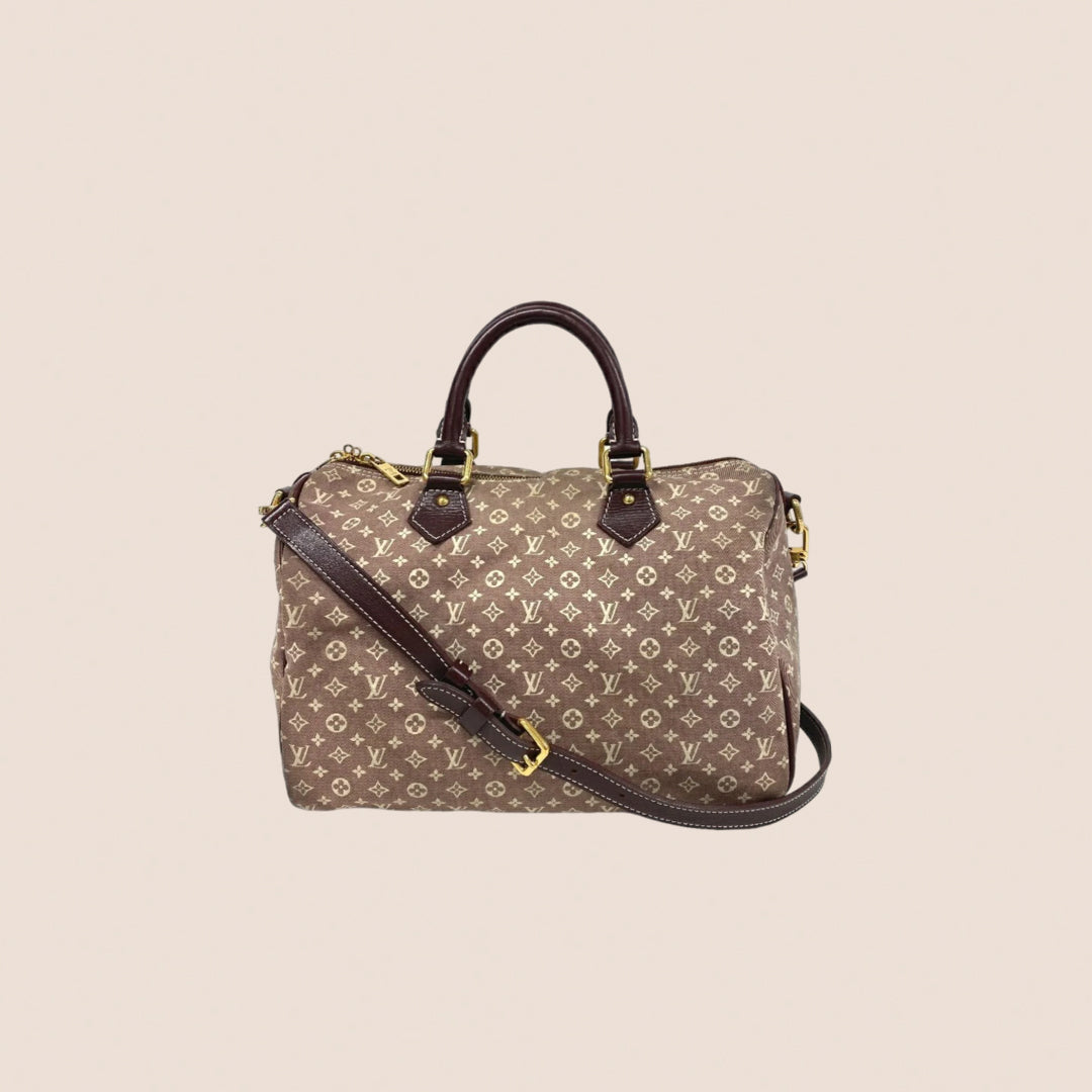 LOUIS VUITTON 2006 SEPIA MONOGRAM IDYLLE SPEEDY 30 BAG – RDB