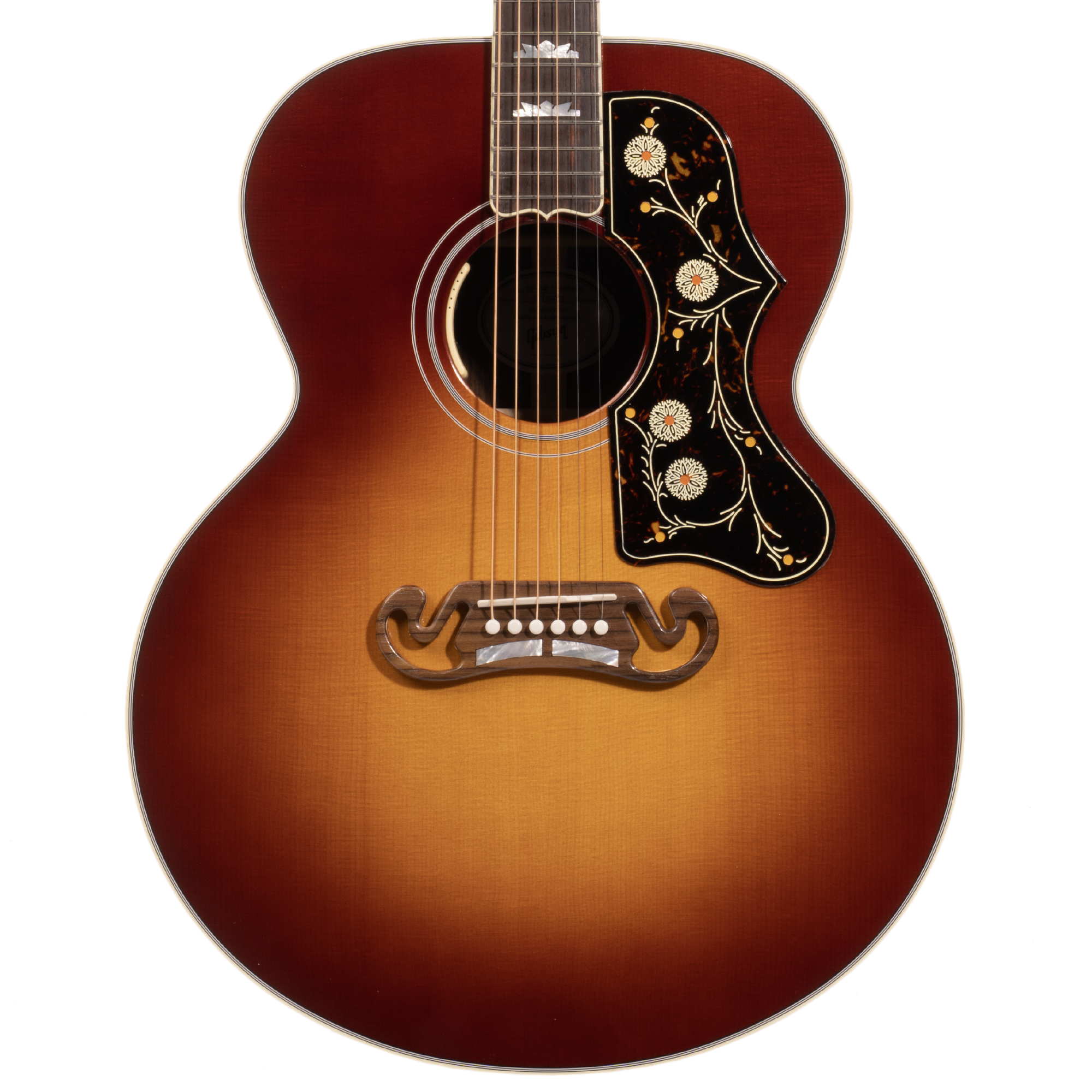 Gibson SJ-200 Standard Rosewood Acoustic-Electric Guitar, Rosewood Bur