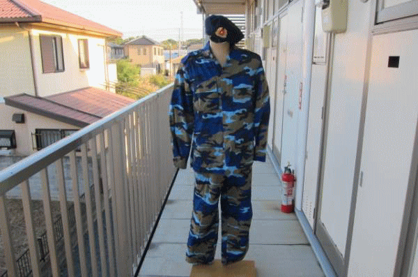 ベトナム人民軍 海軍水兵服（サイズ5）＋ムゥコーイ（サンヘルメット