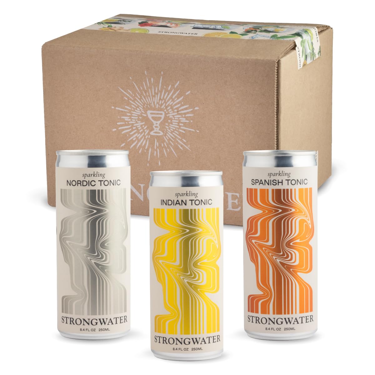 Tonic Variety Pack | Premium Tonic Water | Strongwater