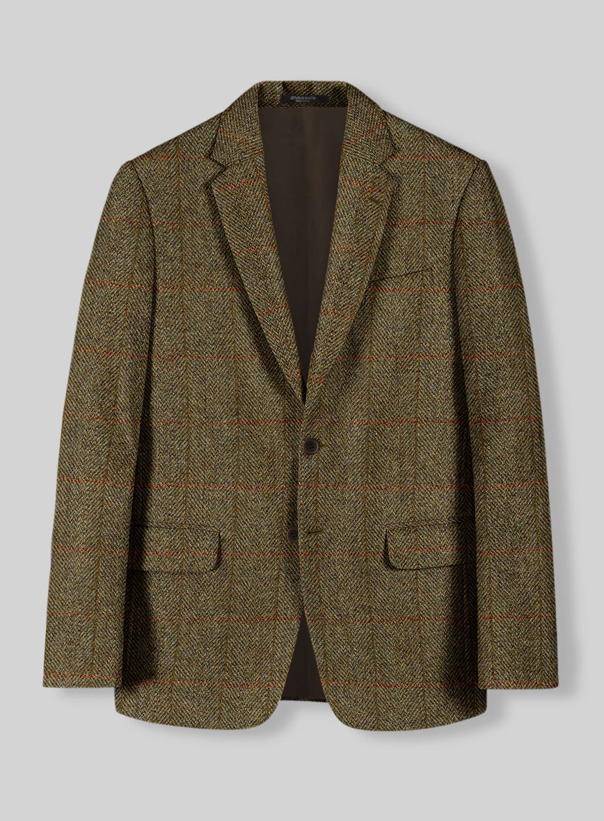 Harris Tweed Country Brown Check Jacket – StudioSuits