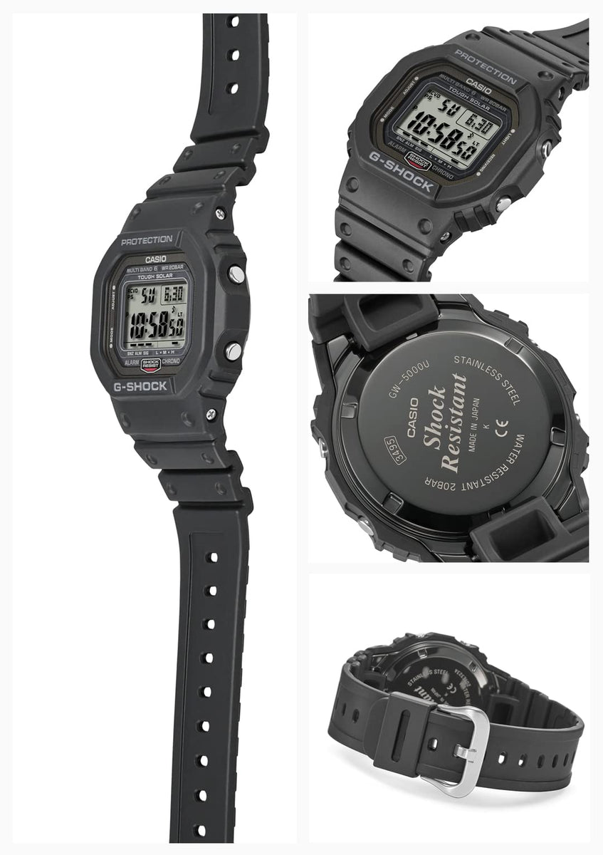 カシオ G-SHOCK GW-5000U-1JF ソーラー電波 20気圧防水 – WAFUU JAPAN