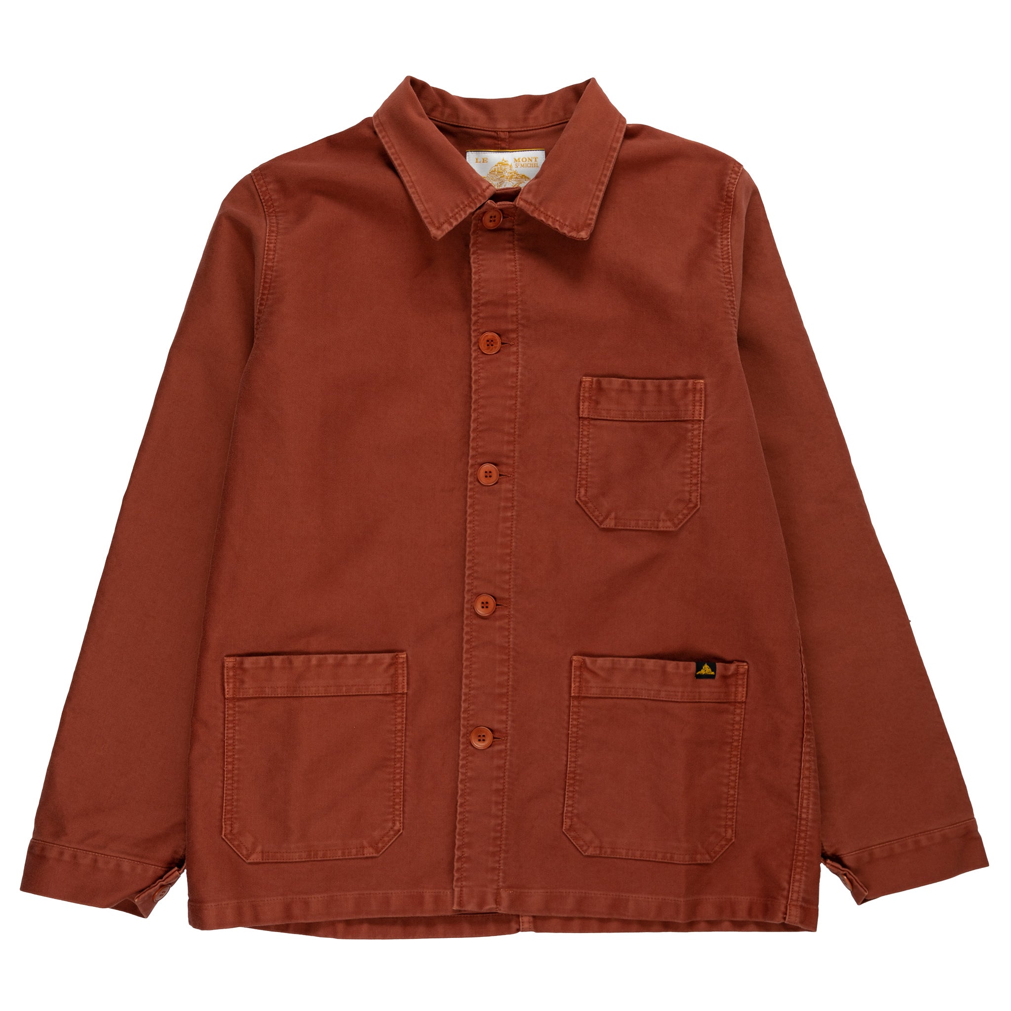 Le Mont Saint-Michel Genuine Work Jacket - Brick | Wallace