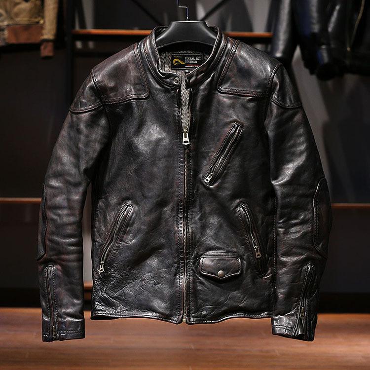 Venom™ Horsehide Leather Jacket – Rugged, Timeless, Authentic