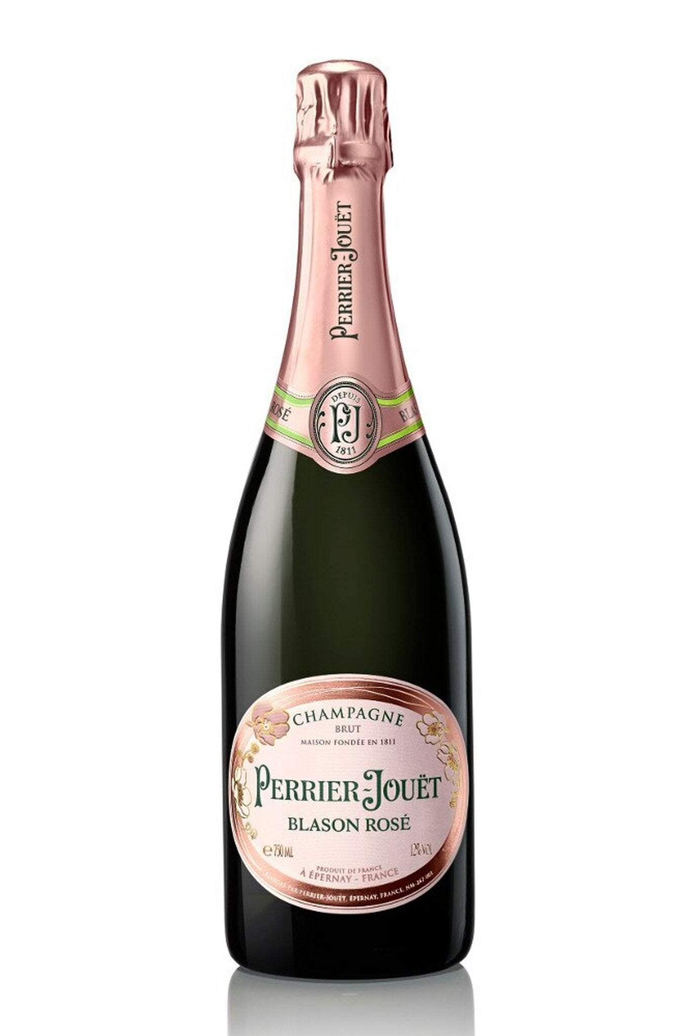 Perrier Jouet Champagne Brut Blason Rose - 750ML – Wine Barrica