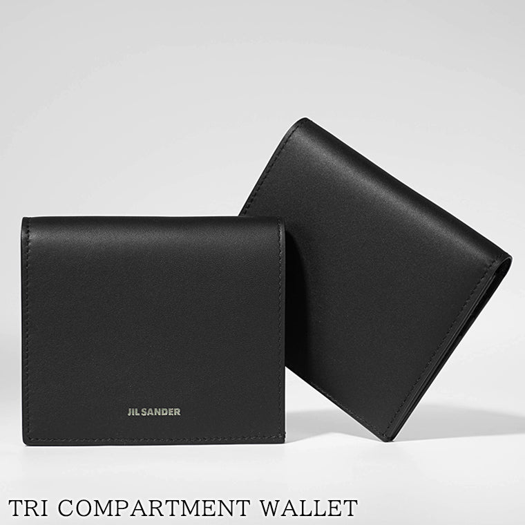 ジルサンダー JIL SANDER メンズ レディース 3つ折り財布 ブラック