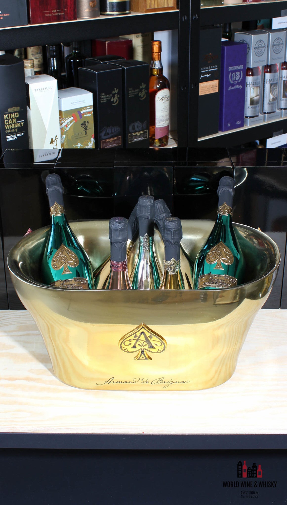 Armand de Brignac Gold Champange cooler/ice bucket XL 'Ace of