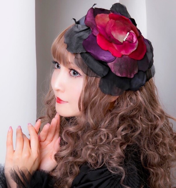 染め花』ヘッドドレス - ヘッドドレス・きものこもの yuminique