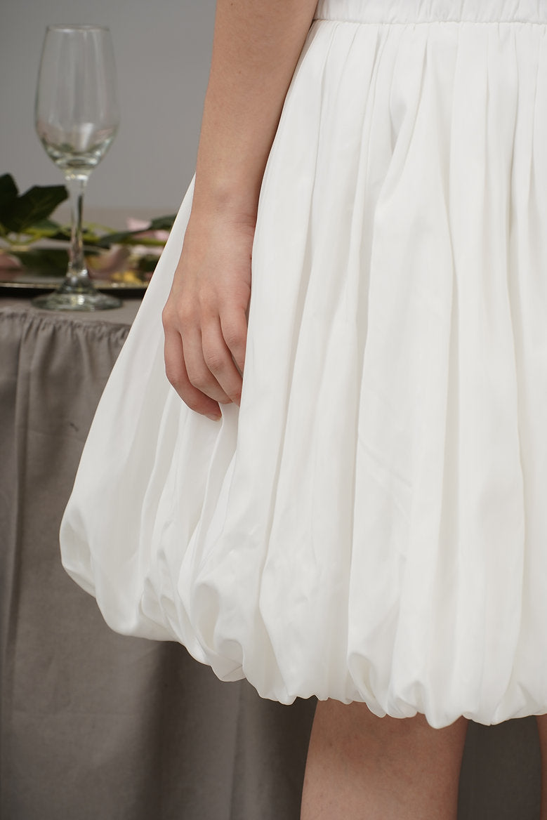 Bibiy SERENA BALLOON SKIRT ホワイト Bibiy SERENA BALLOON SKIRT