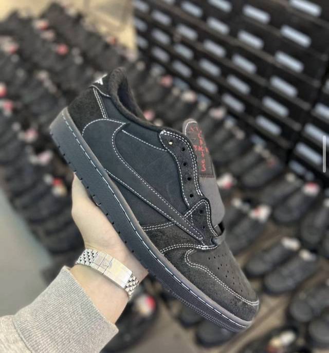 Travis Scott x Air Jordan 1 Low OG SP 'Black Phantom' | Kixify