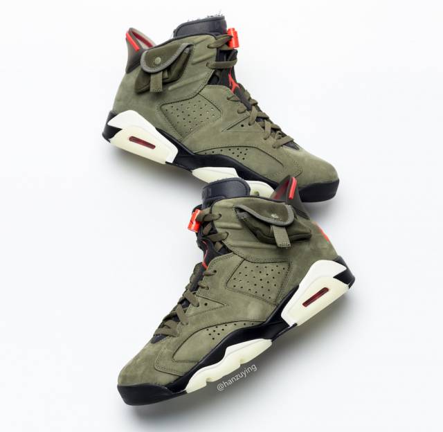 Travis Scott x Air Jordan 6 Medium Olive | Kixify Marketplace