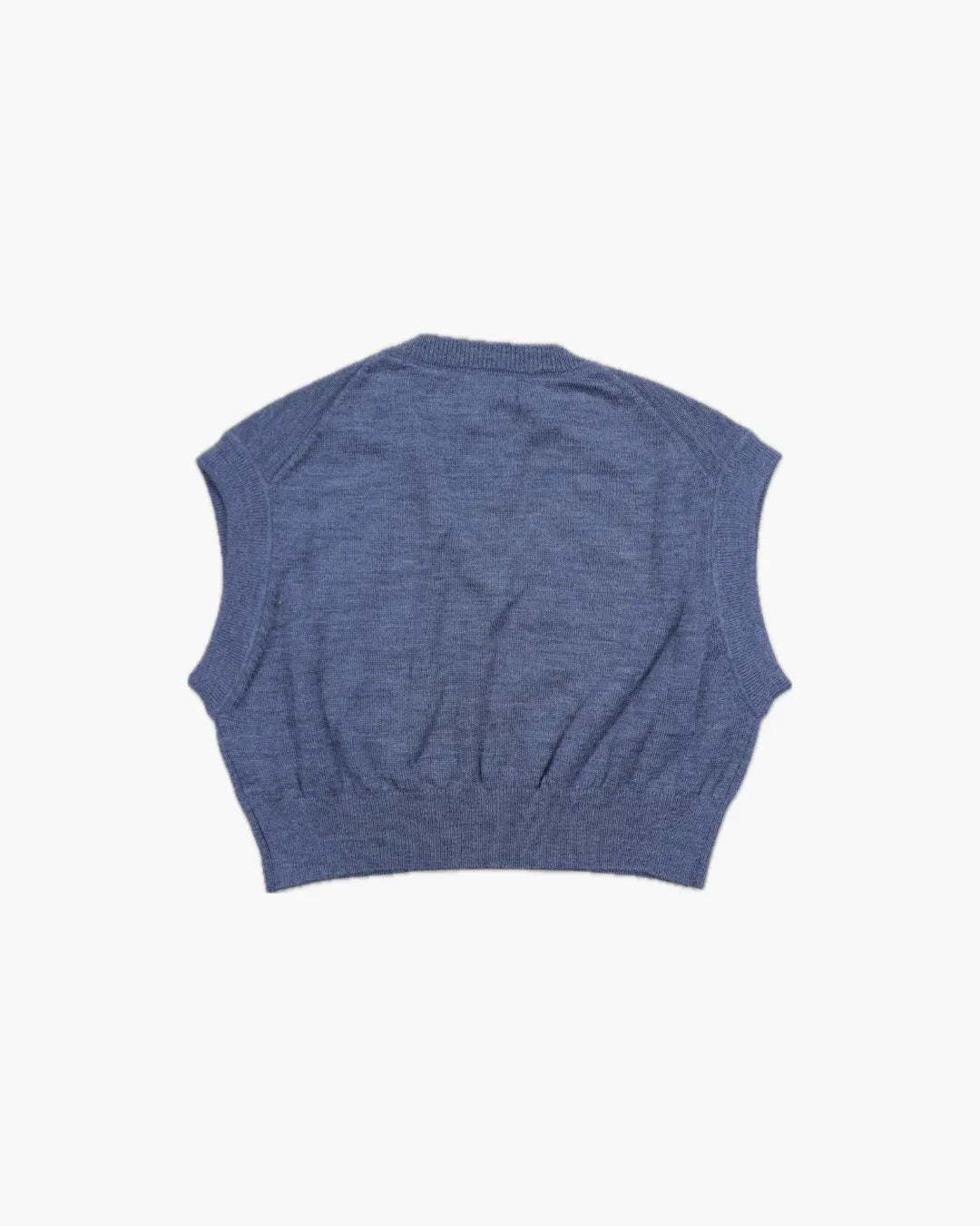 FUMIKA UCHIDA / KNITTED V-NECK VEST / CHARCOAL GREY – 601 | 京都