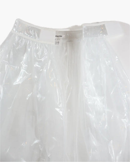 FUMIKA UCHIDA / VINYL TULLE PANIER / WHITE - 601 | 京都ウィメンズ