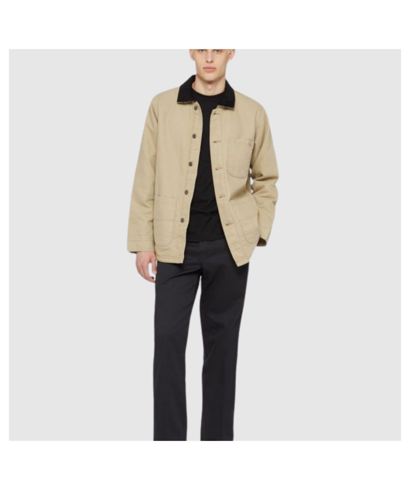 Dickies Men's Duck Canvas Lined Chore Coat | Beige - DK0A4XGAF021