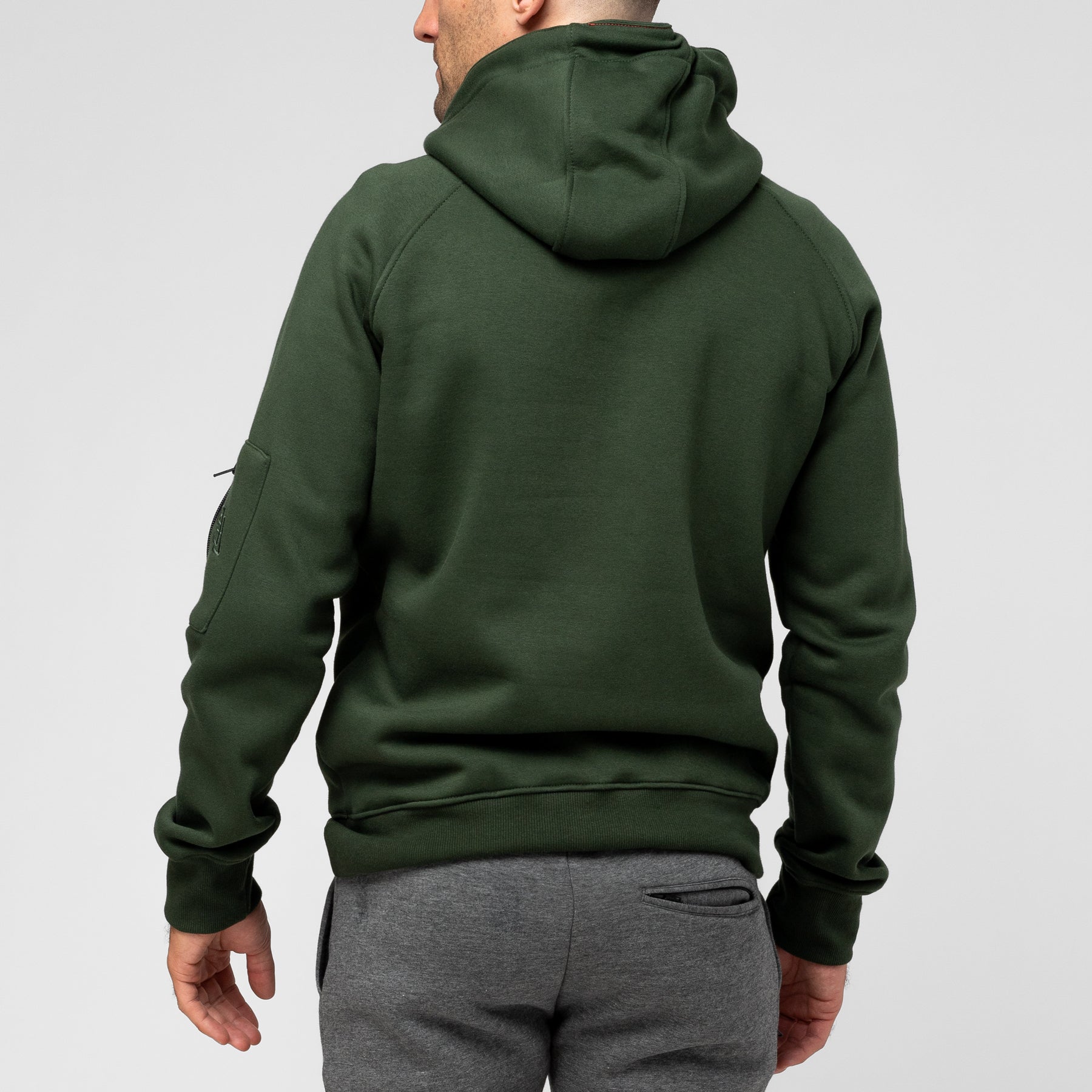 HYBRID Hoodie (Pearl Weave Integrated) - Olive
