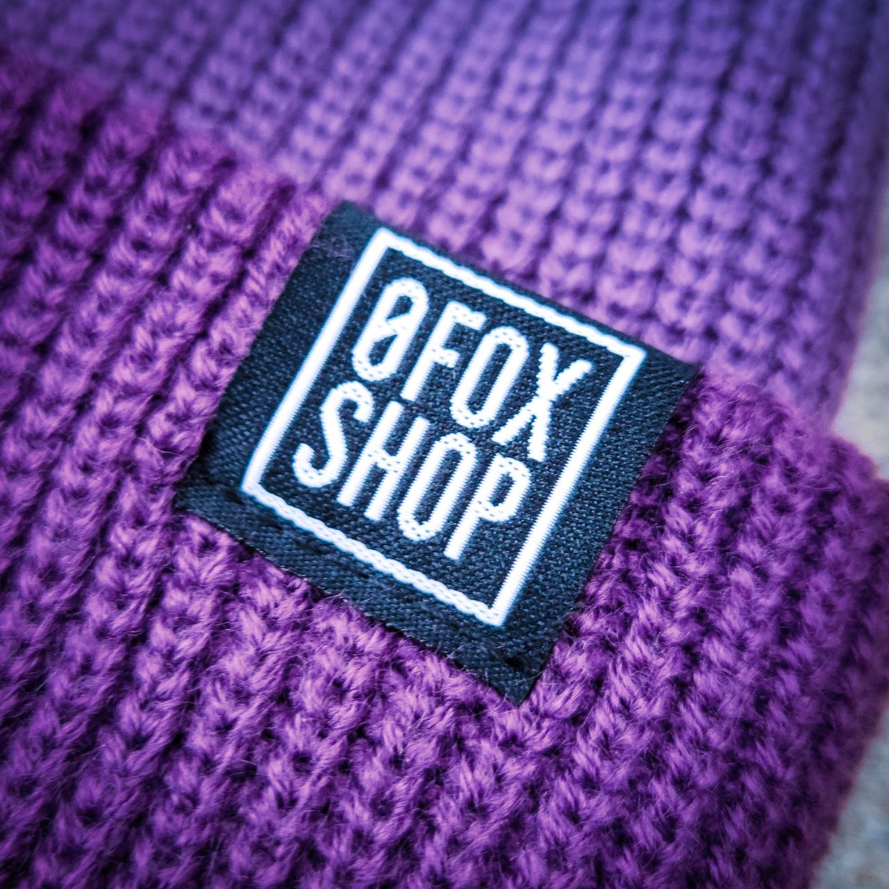 PURPLE GRADIENT MAW BEANIE – 0 Fox Shop