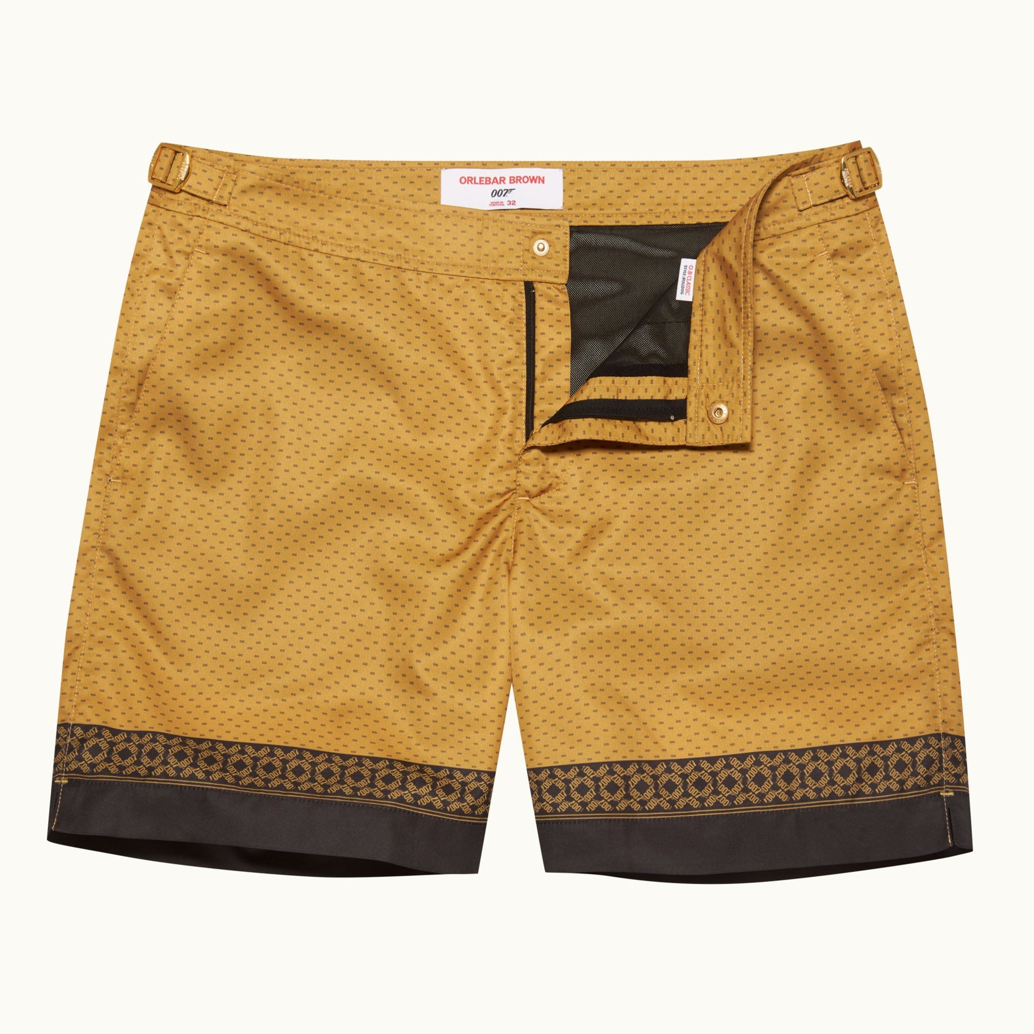 James Bond Gold Swim Shorts By Orlebar Brown | 007Store