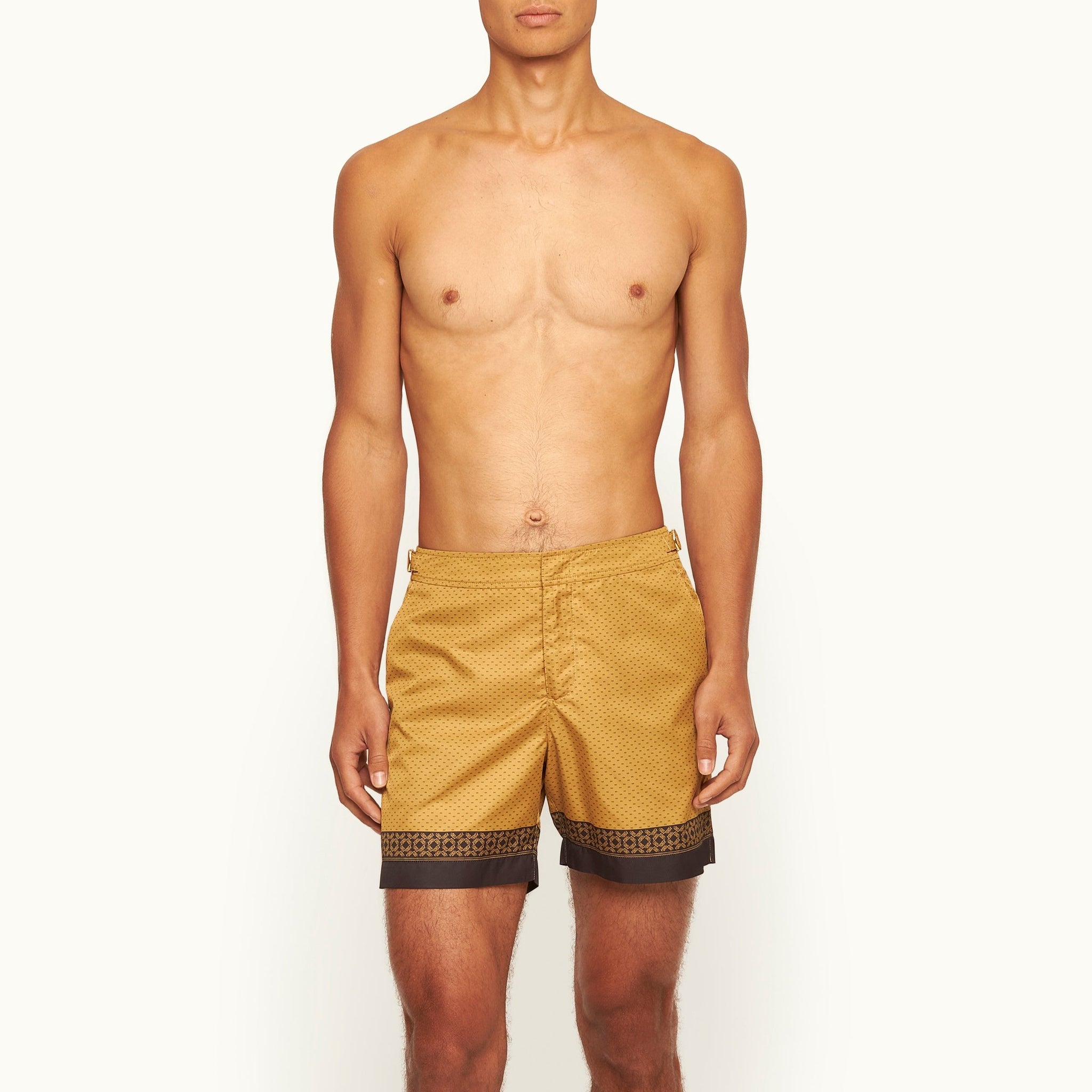 James Bond Gold Swim Shorts By Orlebar Brown | 007Store