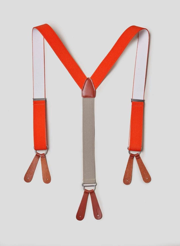 ナイジェルケーボン/Nigel Cabourn - サスペンダー/BRACES IN ORANGE