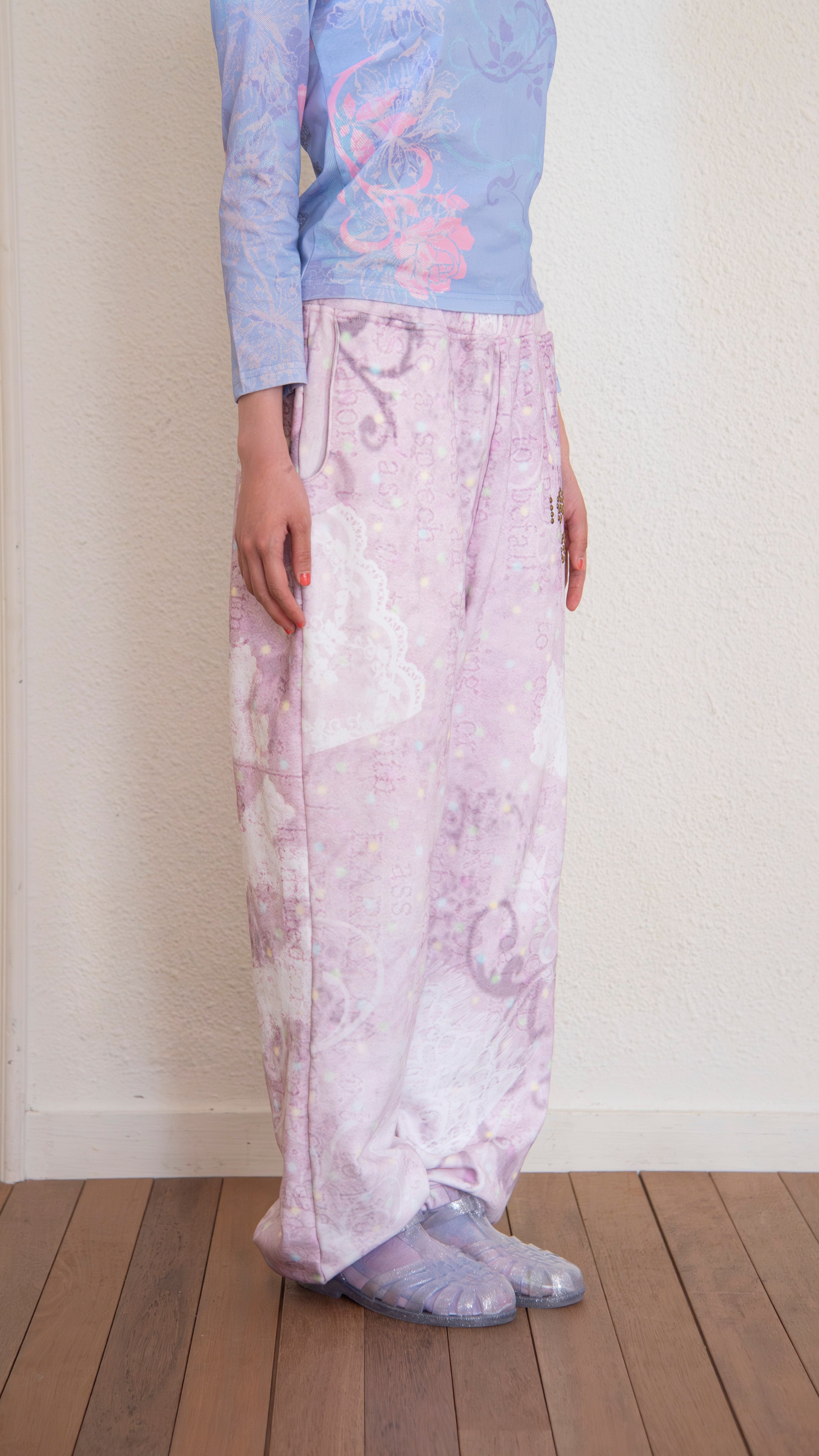 193 Lo-fi girl cotton sweatpants – Igusa