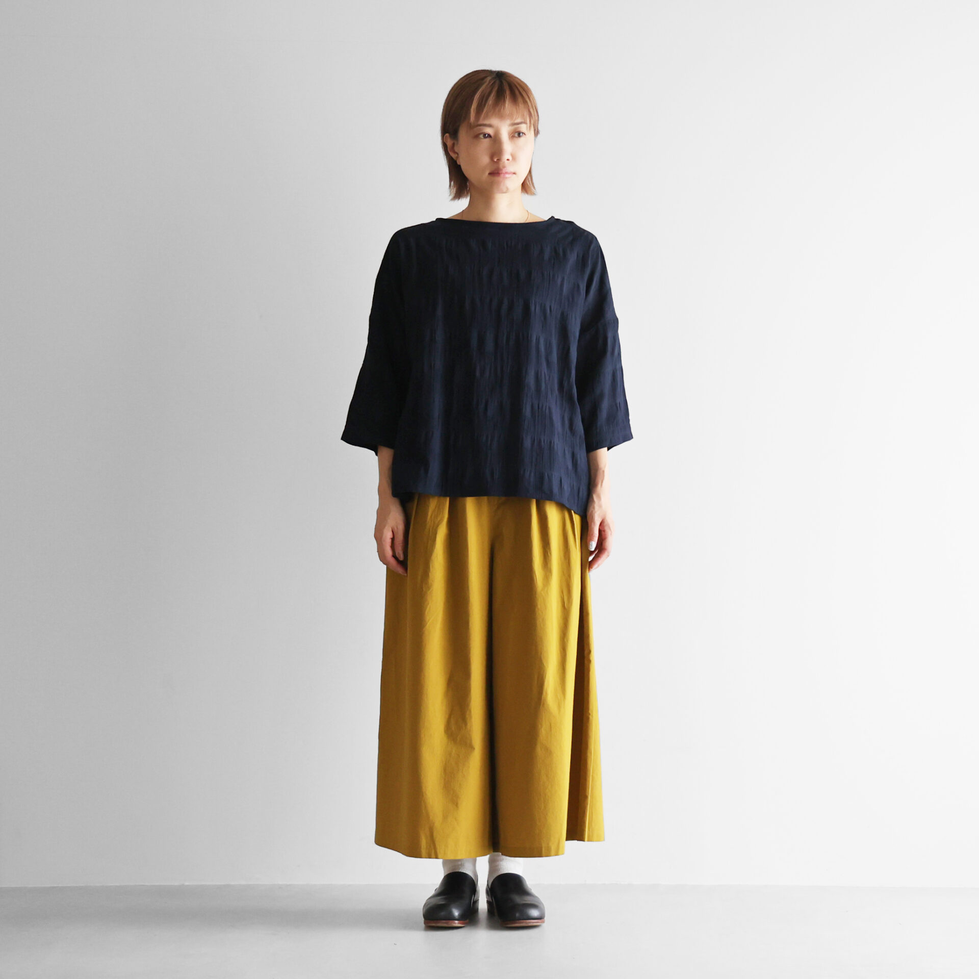 うさとの服 usato モモンガ スカート＆パンツ 藍染 うさとUsato