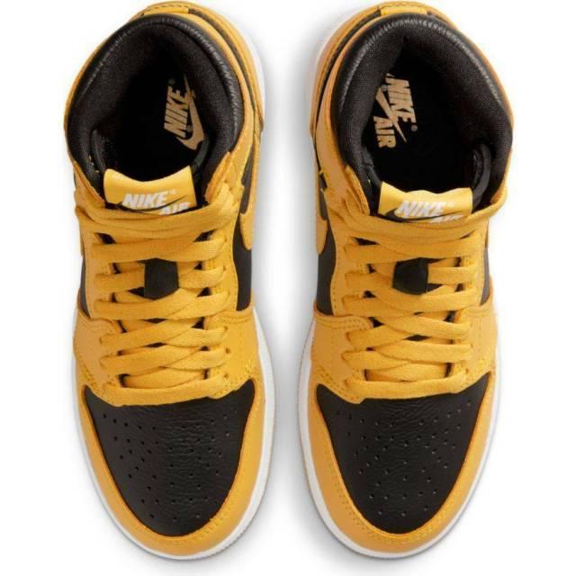 AUTHENTIC AIR JORDAN 1 High OG Pollen Yellow Black 575441 701 GS