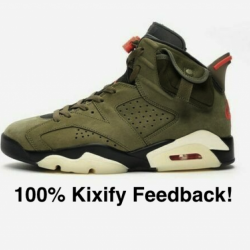 Travis Scott x Air Jordan 6 Medium Olive | Kixify Marketplace
